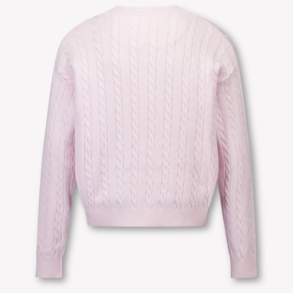 Tommy Hilfiger Kids Girls Sweater Light Pink