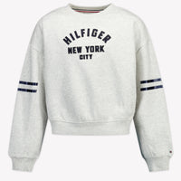 Tommy Hilfiger Enfant Filles Pull dans le blanc off