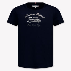 Tommy Hilfiger Enfant Filles T-shirt Navy
