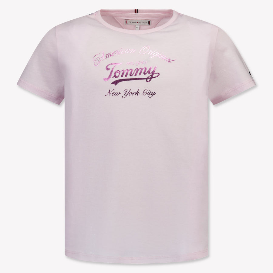 Tommy Hilfiger Enfant Filles T-shirt Rose Léger