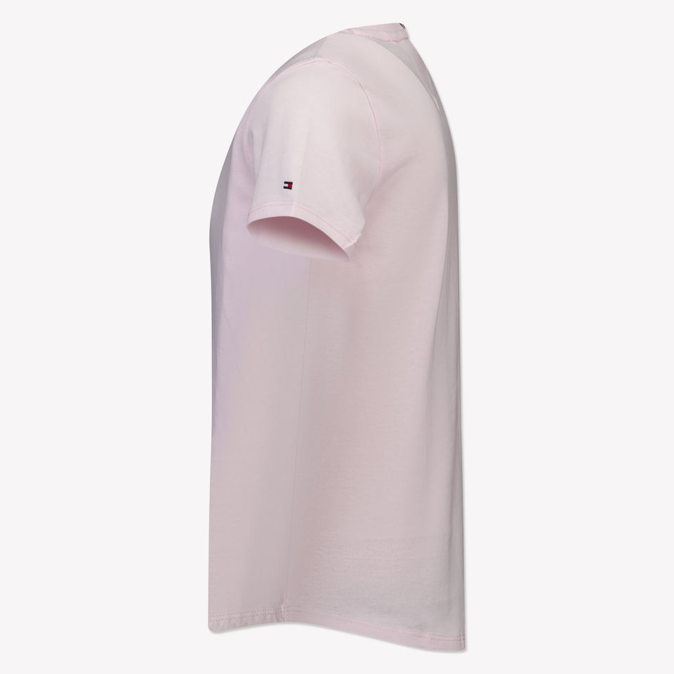 Tommy Hilfiger Enfant Filles T-shirt Rose Léger