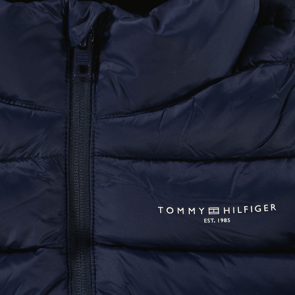 Tommy Hilfiger Kinder Unisex zwischen der Jacke Marineblau