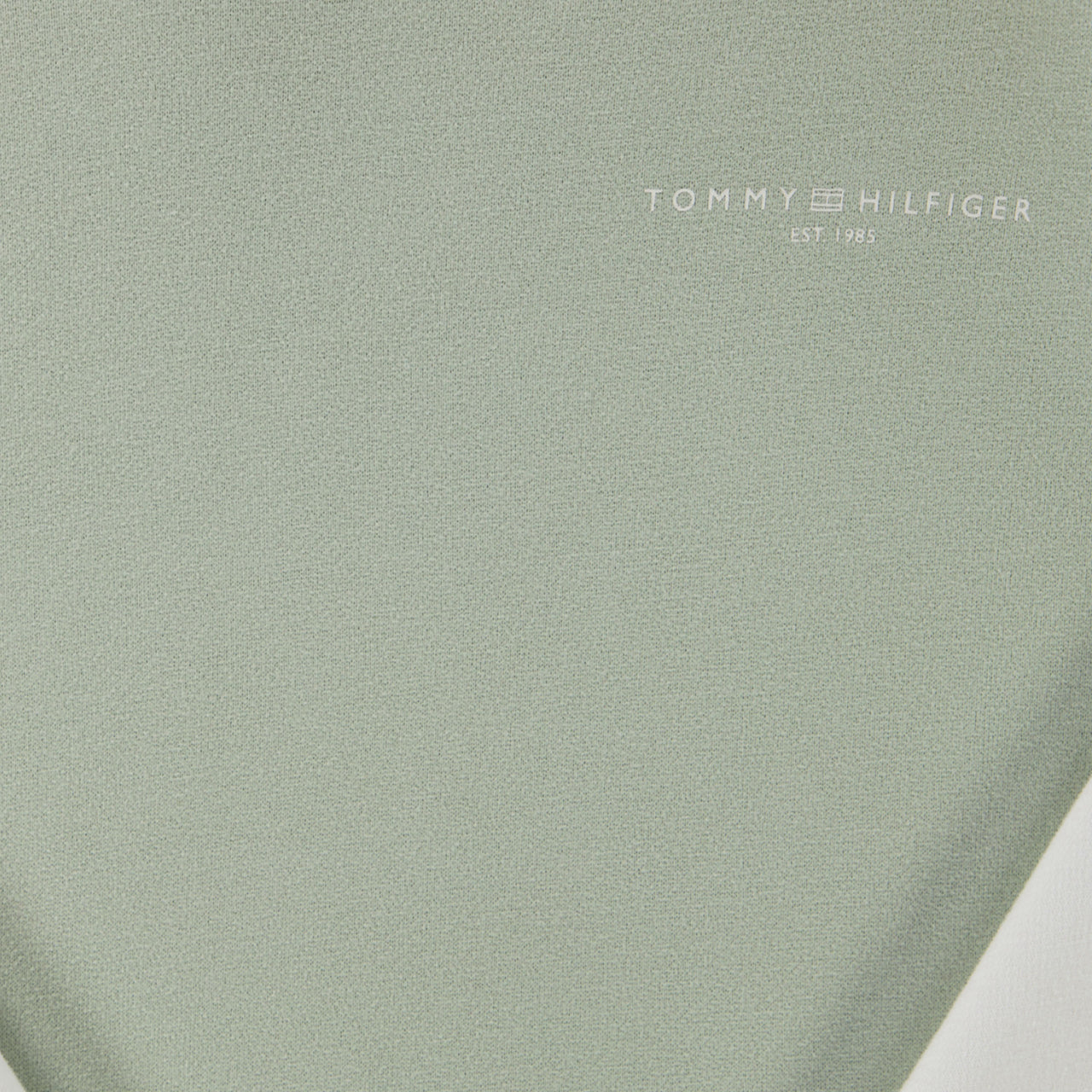 Tommy Hilfiger Enfant Unisexe Pull Vert-Clair