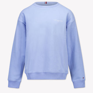 Tommy Hilfiger Kinder Unisex Trui In Licht Blauw