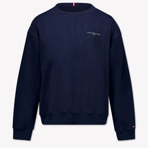 Tommy Hilfiger Enfant Unisexe Pull Navy