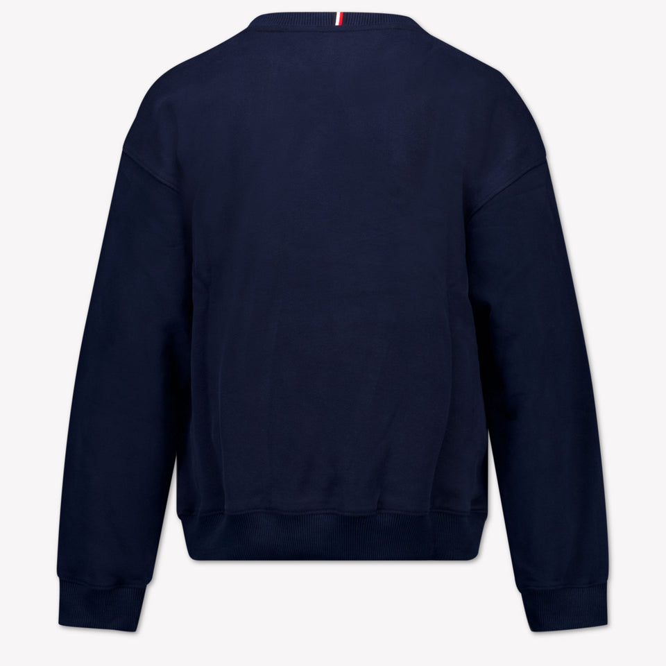 Tommy Hilfiger Ragazzo Unisex Maglione in Navy