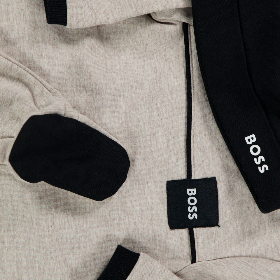 Boss Baby Boys Playsuit  Light Beige