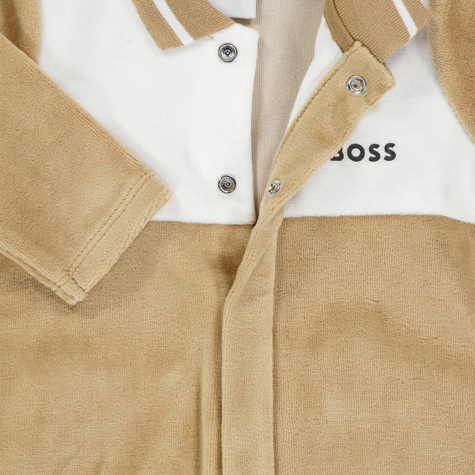 Boss Bebé Chicos Traje de caja Camel