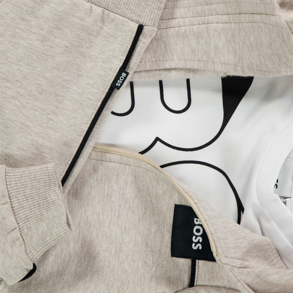 Boss Bébé Garçons Costume de jogging Beige Clair