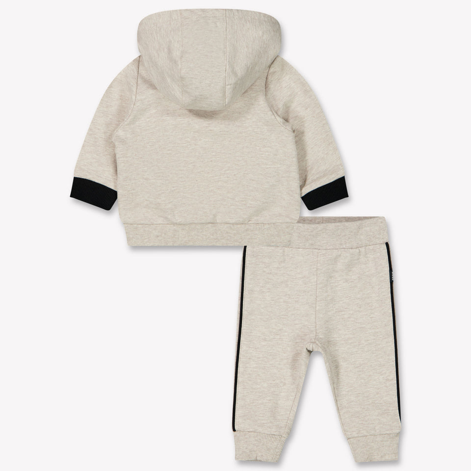 Boss Bébé Garçons Costume de jogging Beige Clair