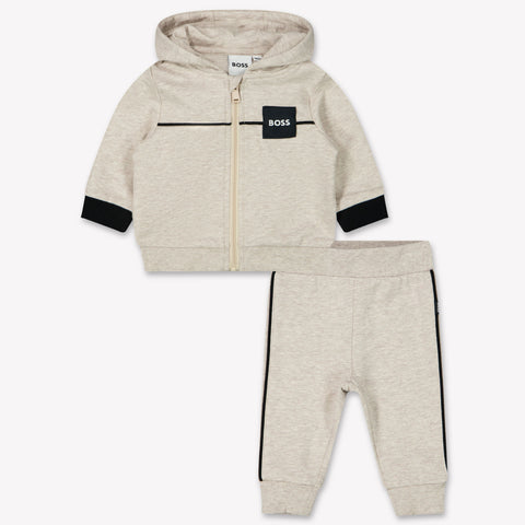 Boss Bambino Ragazzi Abito da jogging Beige Chiaro