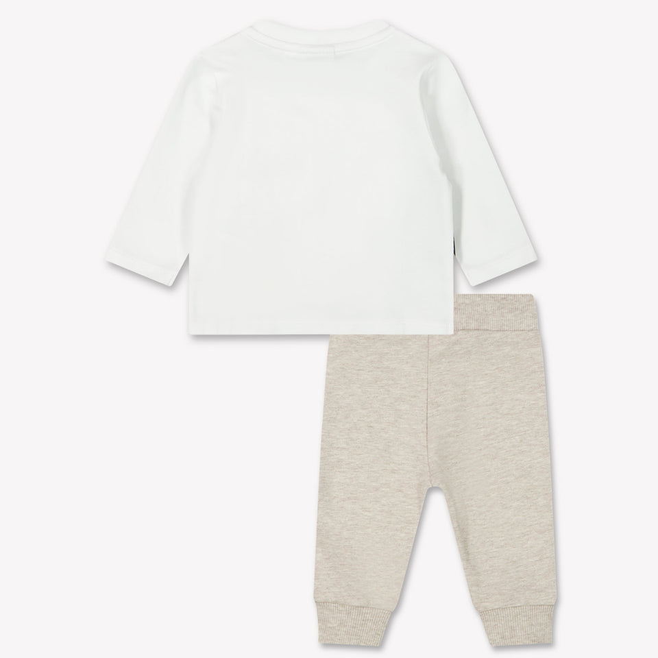 Boss Bébé Garçons Costume de jogging Beige Clair