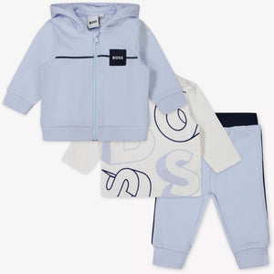 Boss Bébé Garçons Costume de jogging Bleu Clair