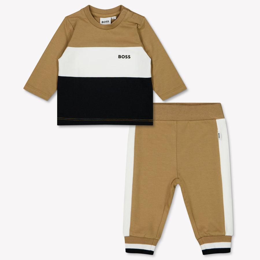 Boss Bébé Garçons Costume de jogging Camel