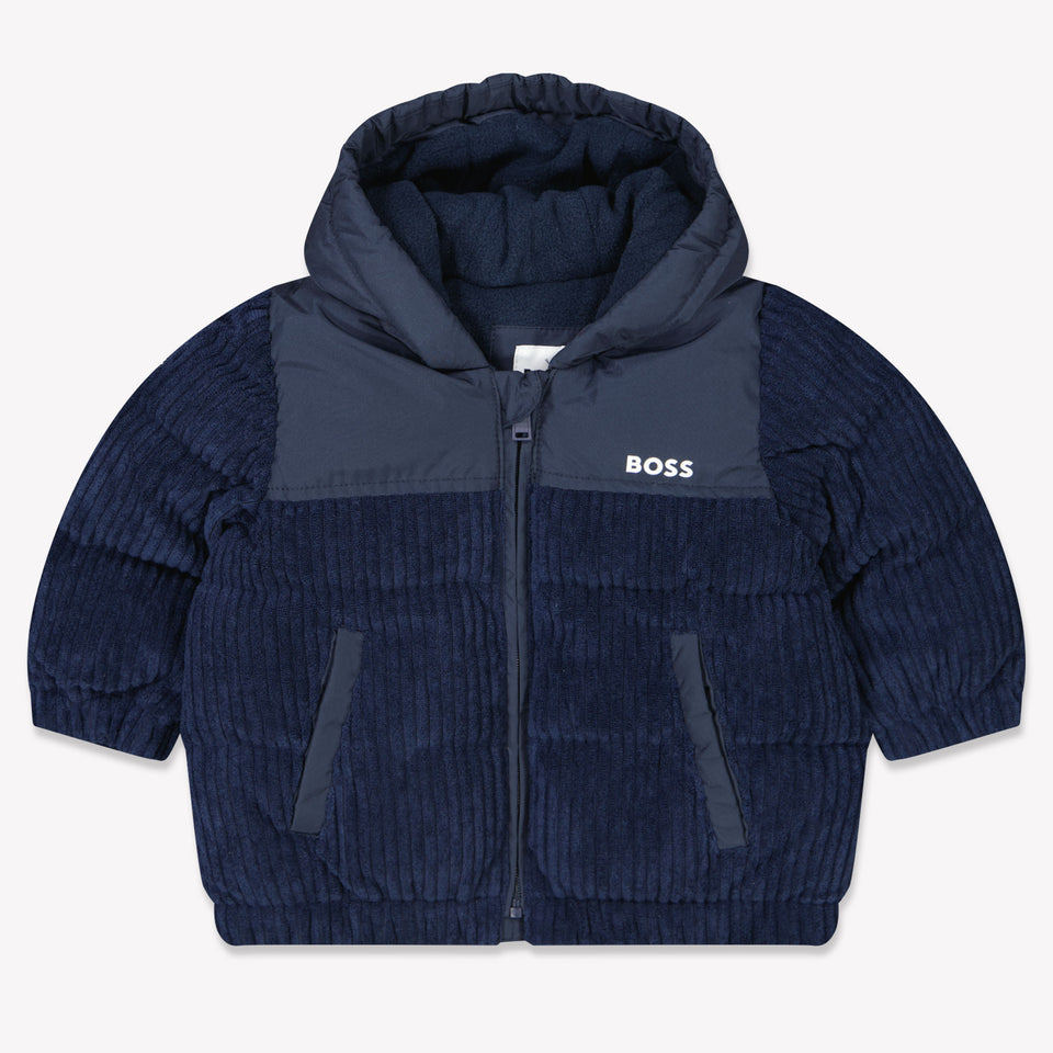 Boss Bébé Garçons Veste d'hiver Navy