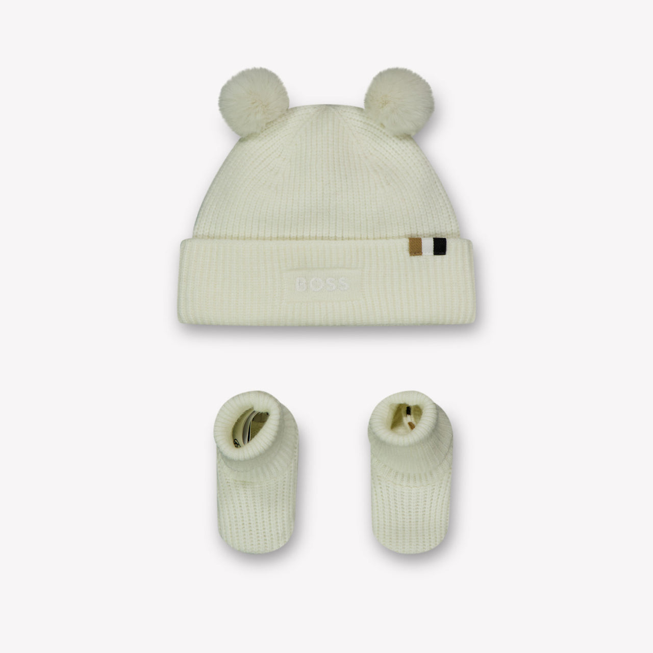 Boss Bébé Garçons Chapeau en blanc