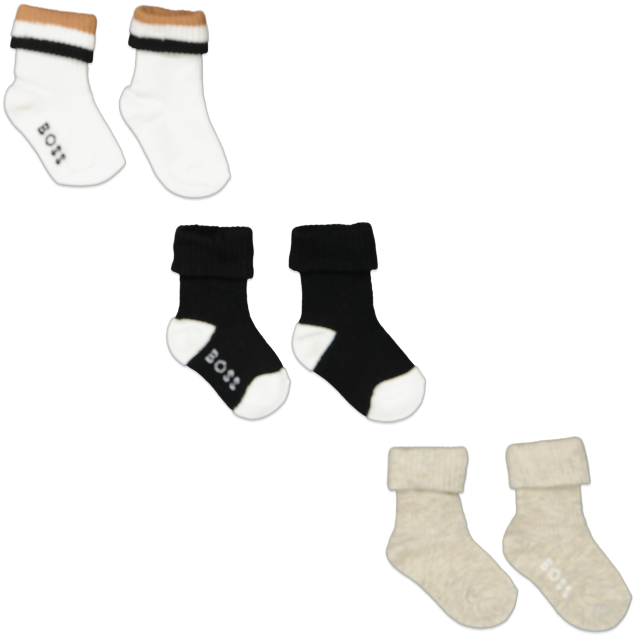 Boss Bébé Garçons Faire des chaussettes Noir