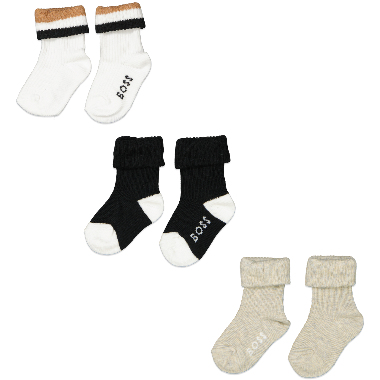 Boss Bébé Garçons Faire des chaussettes Noir