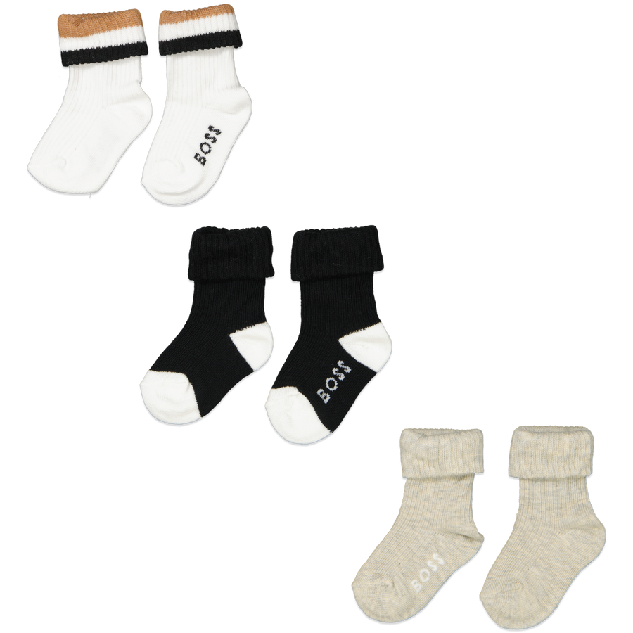 Boss Bébé Garçons Faire des chaussettes Noir