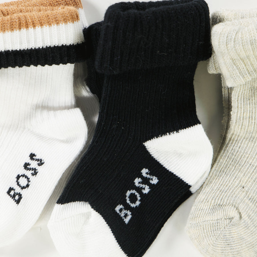 Boss Bébé Garçons Faire des chaussettes Noir