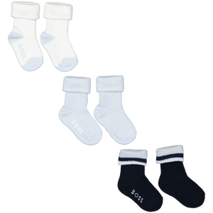 Boss Bébé Garçons Faire des chaussettes Bleu Clair