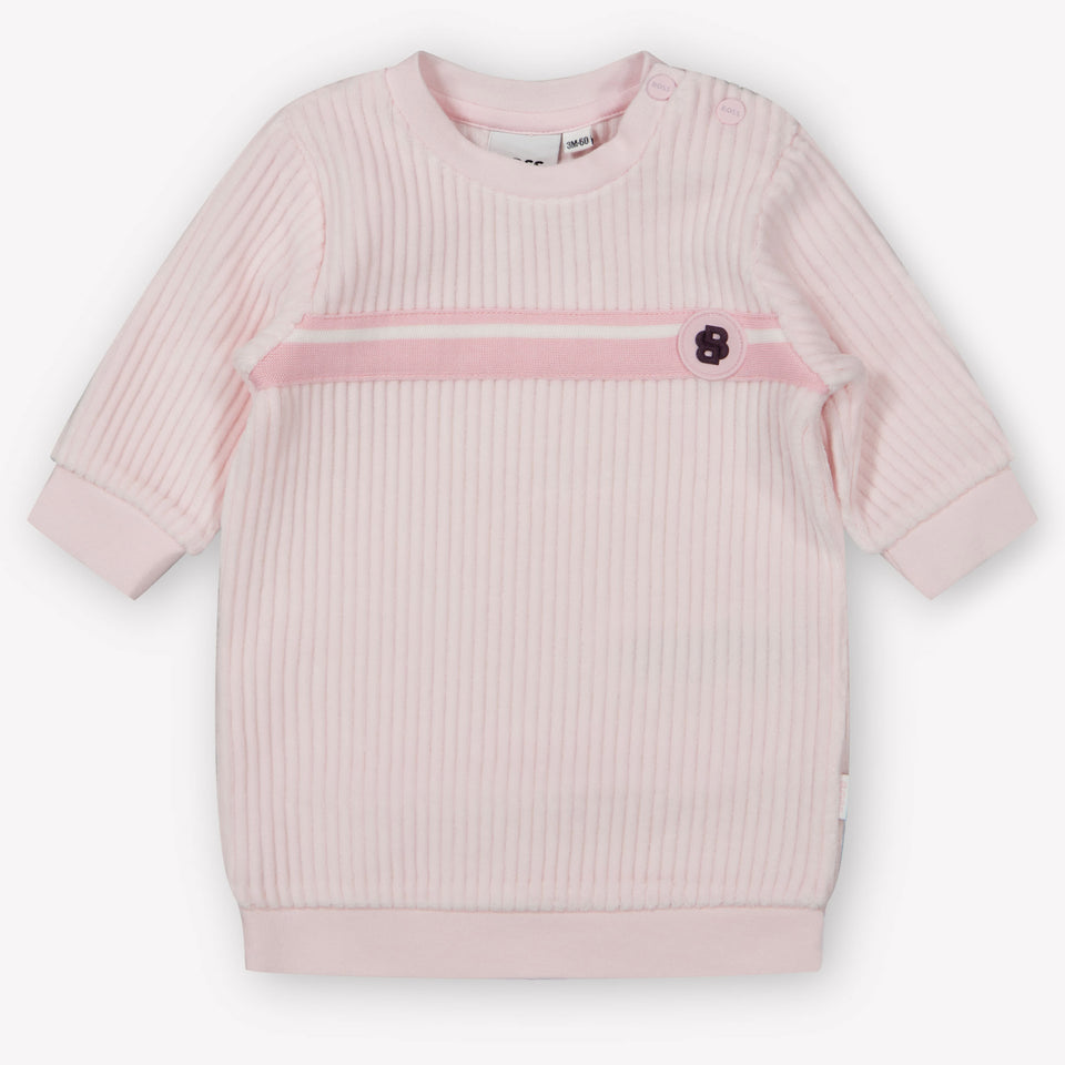 Boss Bambino Ragazze Vestito Rosa Chiaro