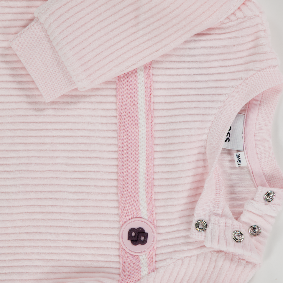 Boss Bambino Ragazze Vestito Rosa Chiaro
