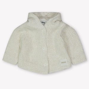 Boss Bébé Filles Gilet dans le blanc