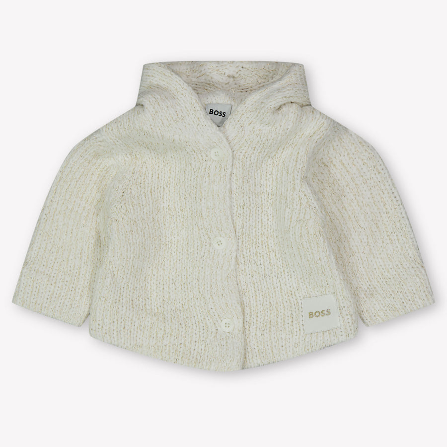 Boss Bébé Filles Gilet dans le blanc
