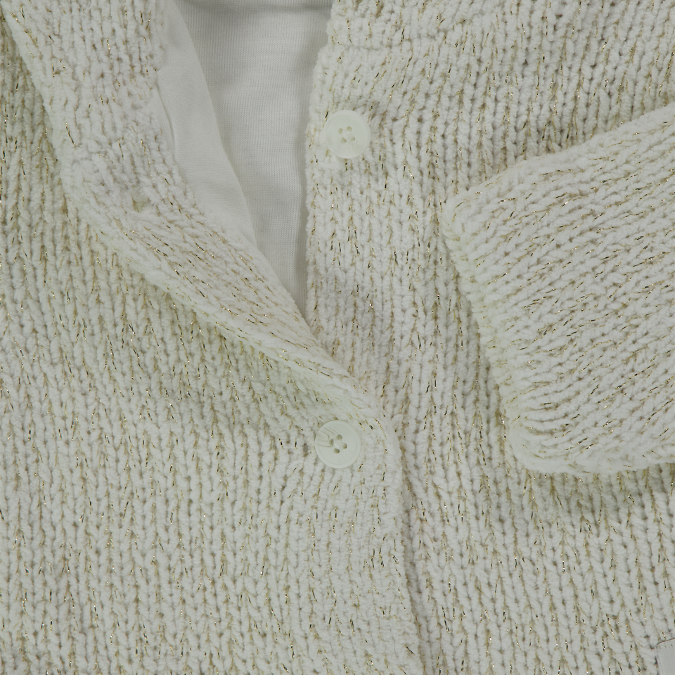 Boss Bébé Filles Gilet dans le blanc