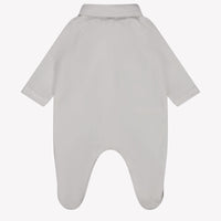 First Bebé Unisex Traje de caja Blanco