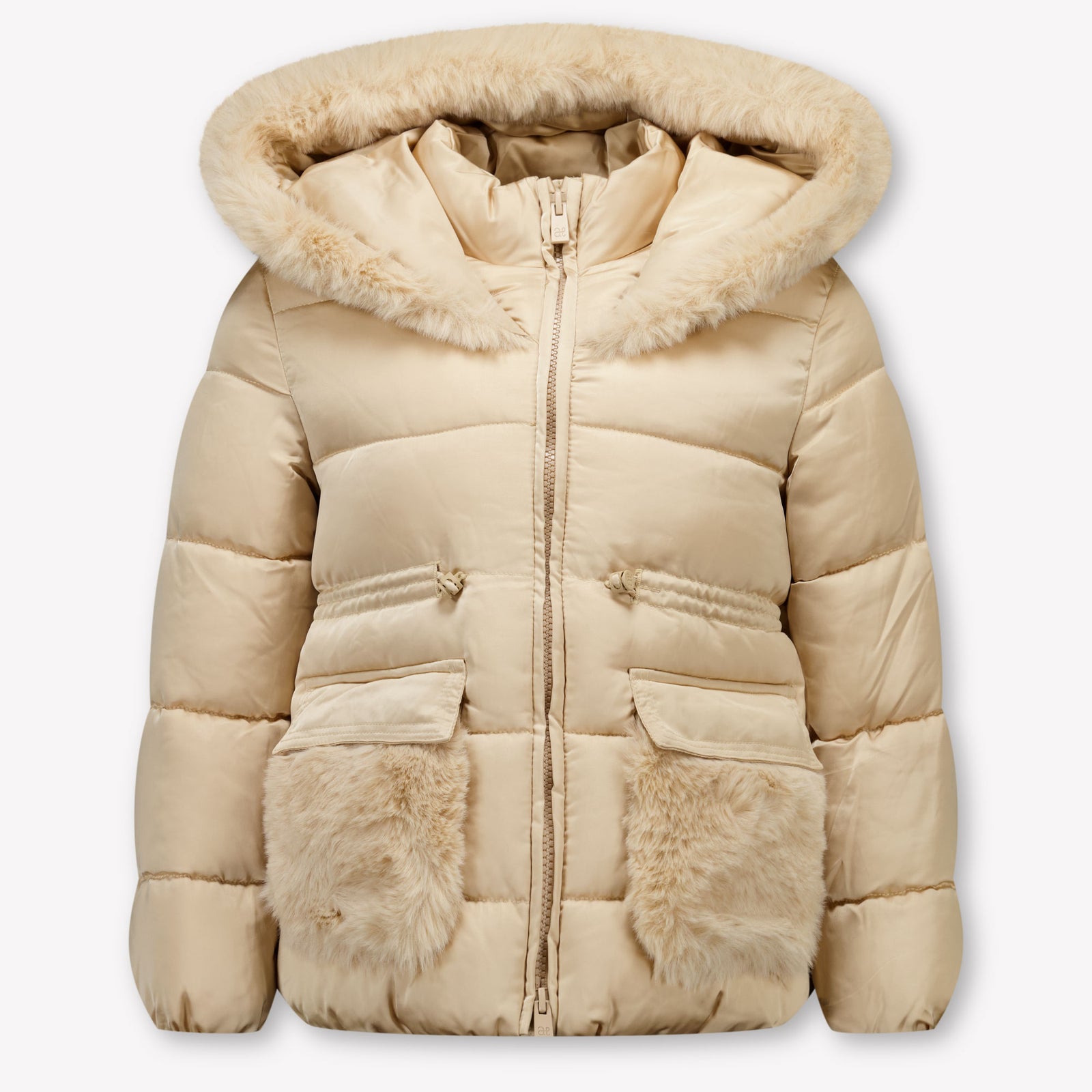 Abel & Lula Kinder Mädchen Winterjacke Beige