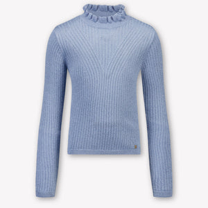 Abel & Lula Enfant Filles T-shirt Bleu