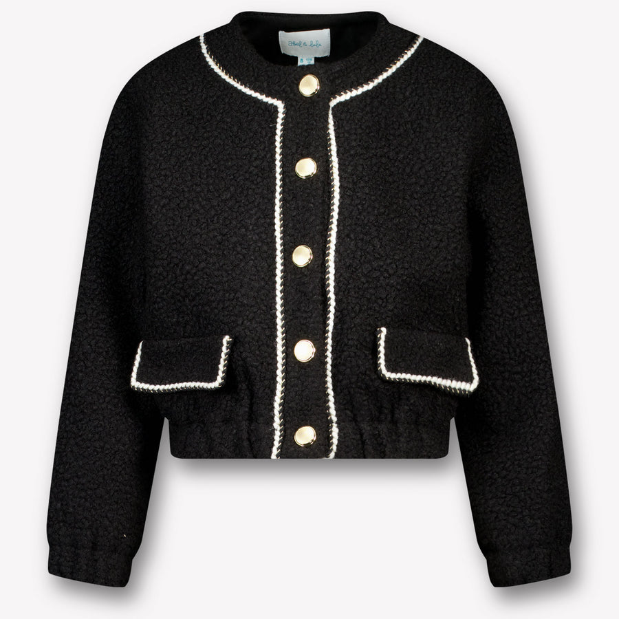 Abel & Lula Kinder Mädchen Jacke Schwarz