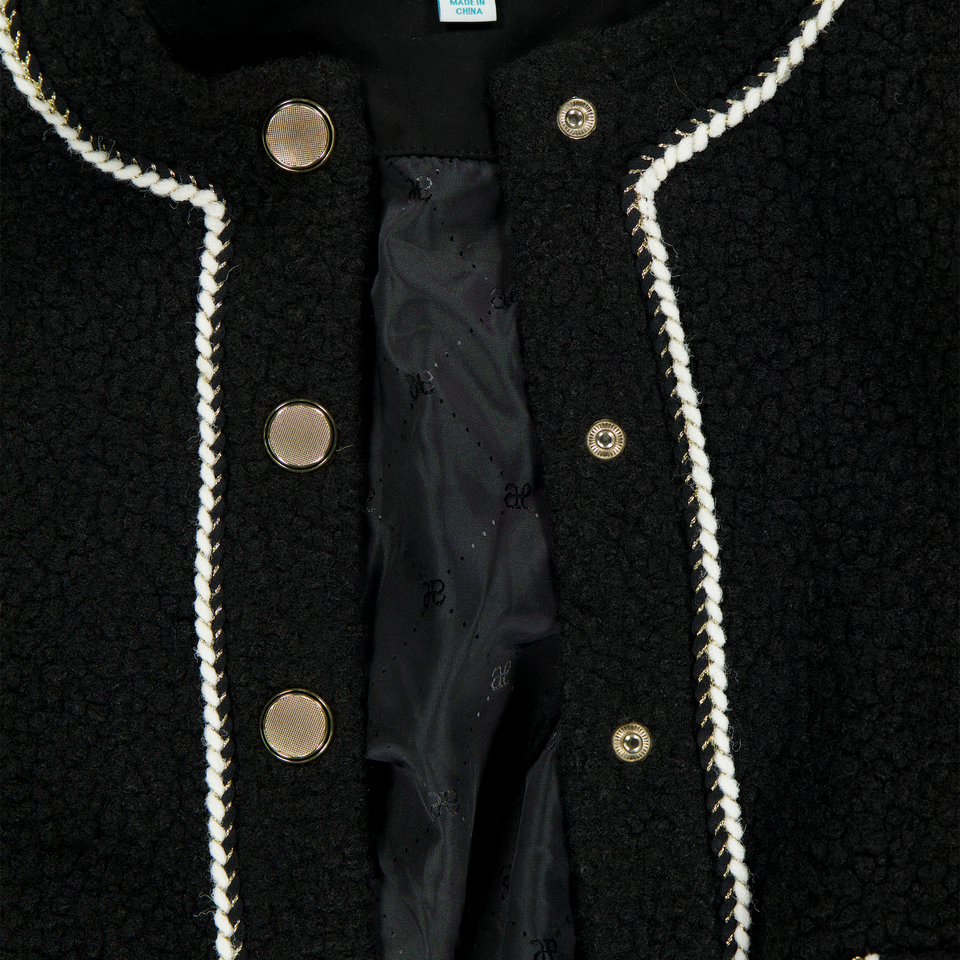 Abel & Lula Enfant Filles Veste Noir