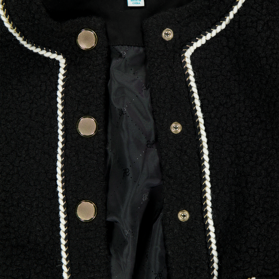 Abel & Lula Kinder Mädchen Jacke Schwarz