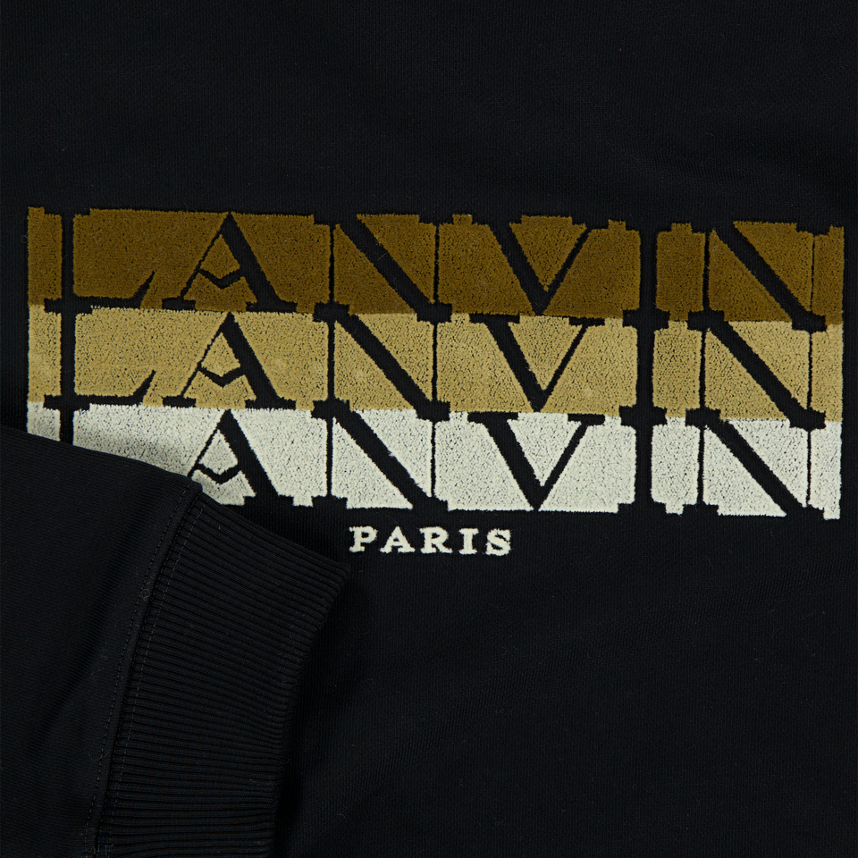 Lanvin Kinder Ragazzi Maglione in Nero