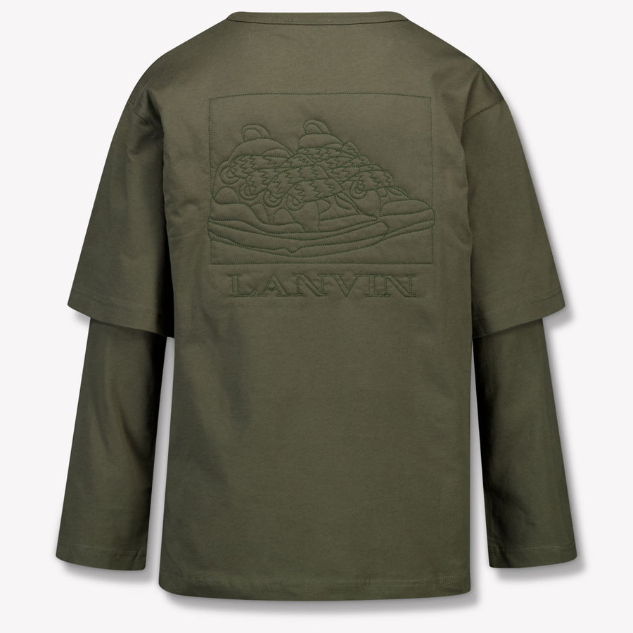 Lanvin Kinder Garçons T-shirt Armée