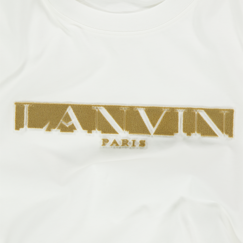 Lanvin Kinder Unisexe T-shirt en blanc