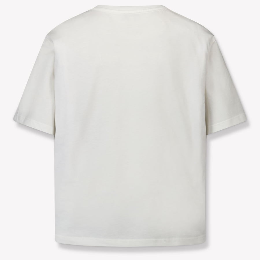 Lanvin Kinder Meisjes T-Shirt In Off White