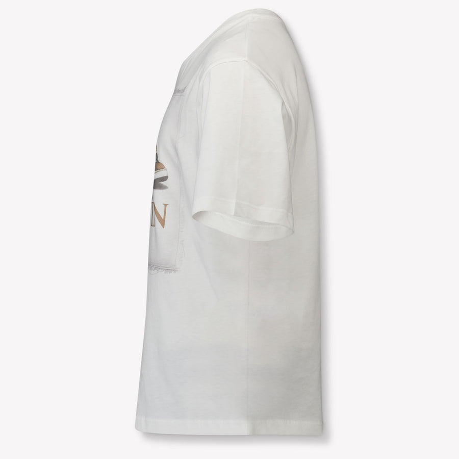 Lanvin Kinder Meisjes T-Shirt In Off White