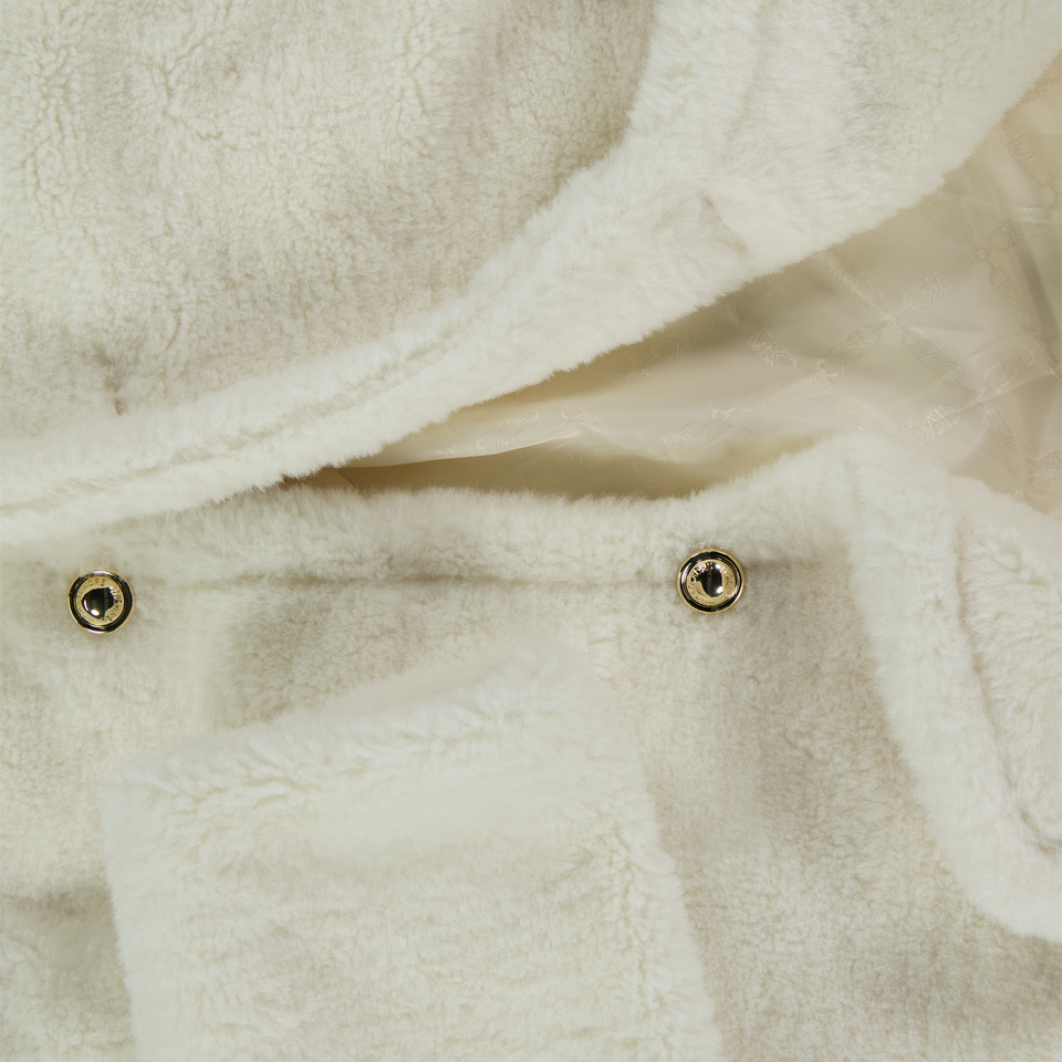 Michael Kors Ragazzo Ragazze Giacche di pellicce finte dentro Off White