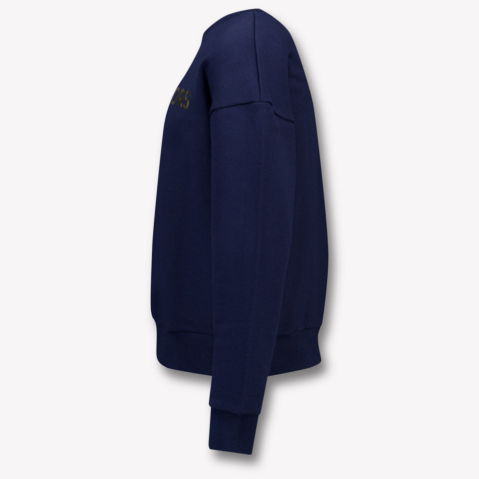 Michael Kors Niño Chicas Suéter en Navy