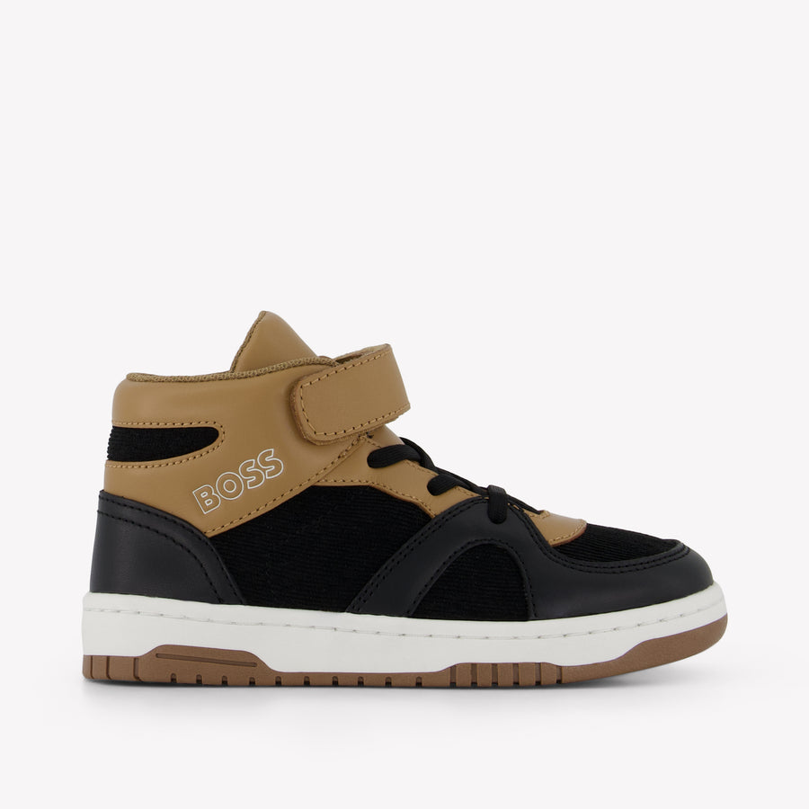 Boss Garçons Baskets Noir