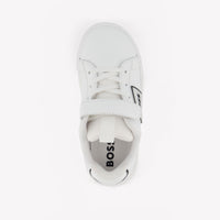 Boss Garçons Baskets Blanc