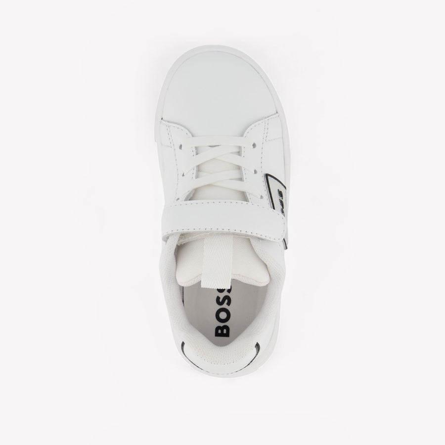 Boss Garçons Baskets Blanc