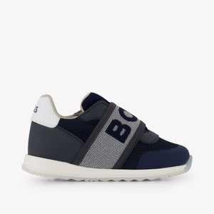 Boss Garçons Baskets Navy
