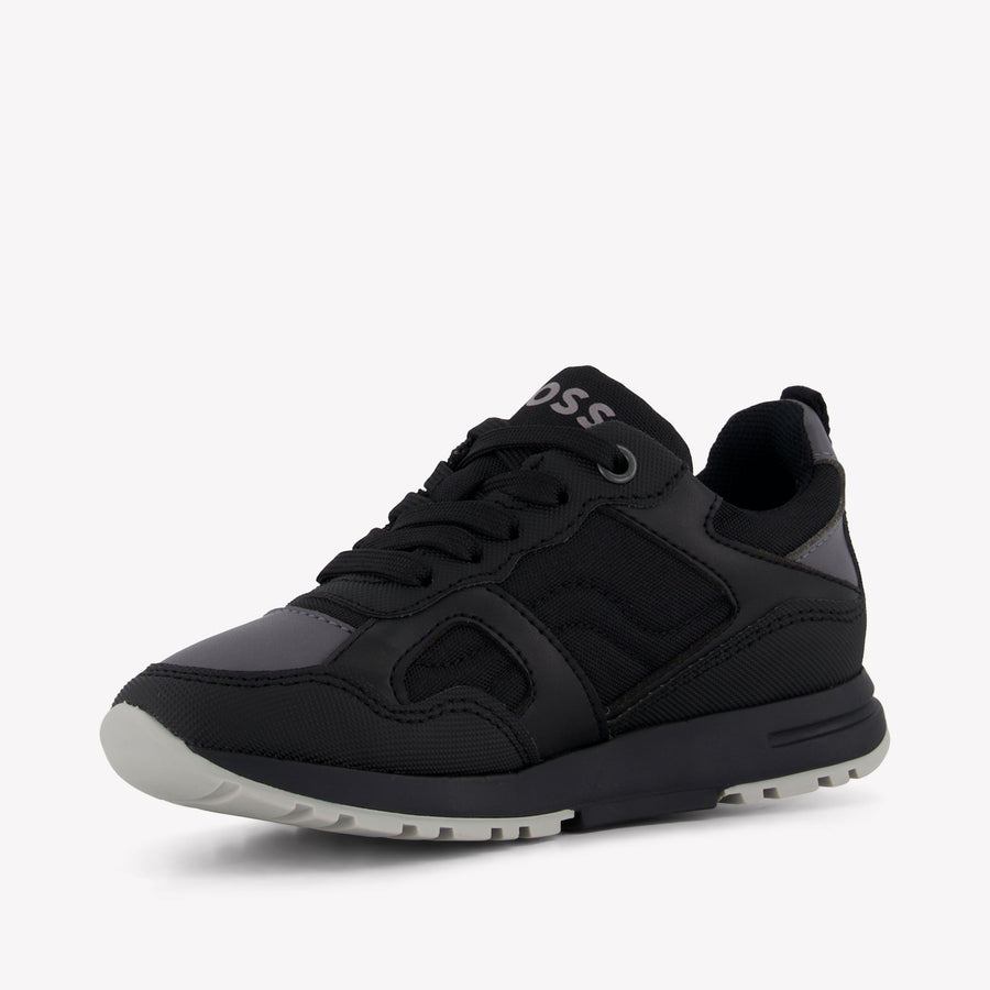 Boss Garçons Baskets Noir