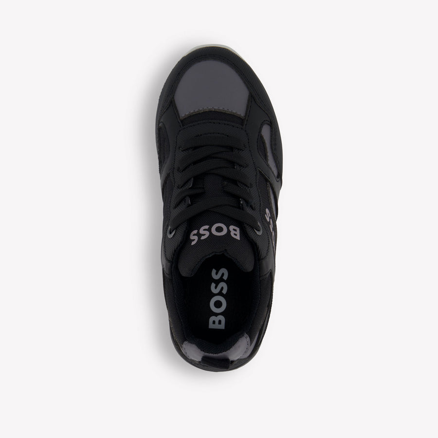 Boss Garçons Baskets Noir