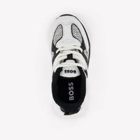 Boss Garçons Baskets Blanc